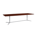 Bush Furniture 96 - inch Office Conference Table with Metal Base (99TBM96X) - SchoolOutlet
