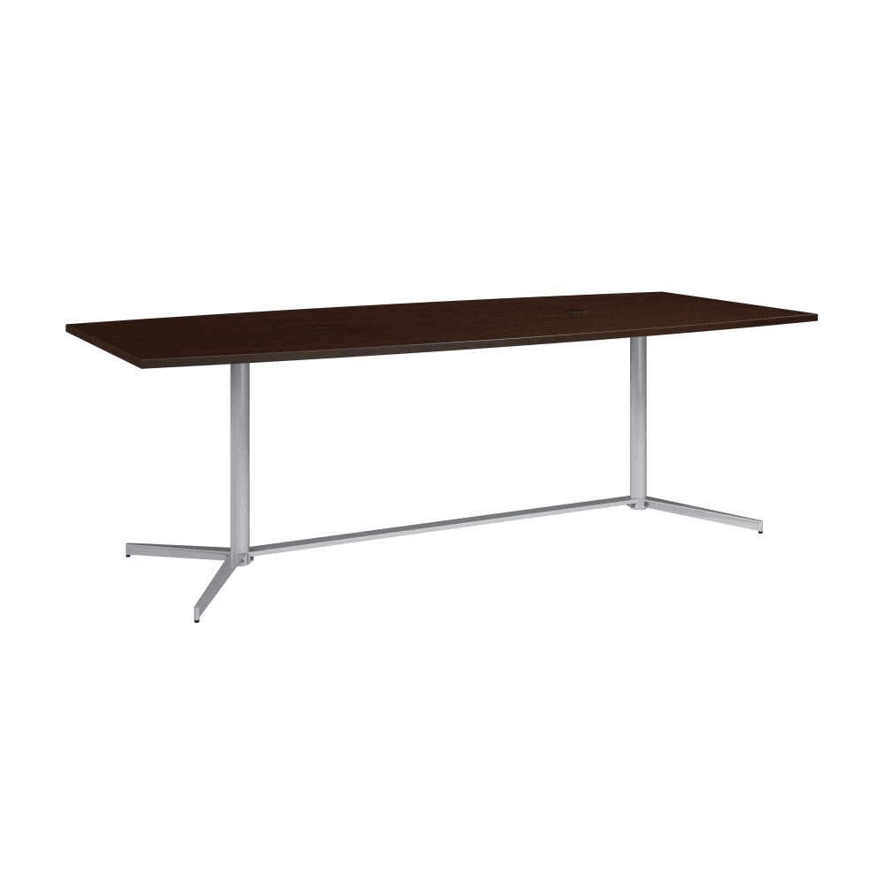 Bush Furniture 96 - inch Office Conference Table with Metal Base (99TBM96X) - SchoolOutlet