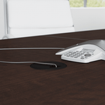 Bush Furniture 96 - inch Office Conference Table with Metal Base (99TBM96X) - SchoolOutlet