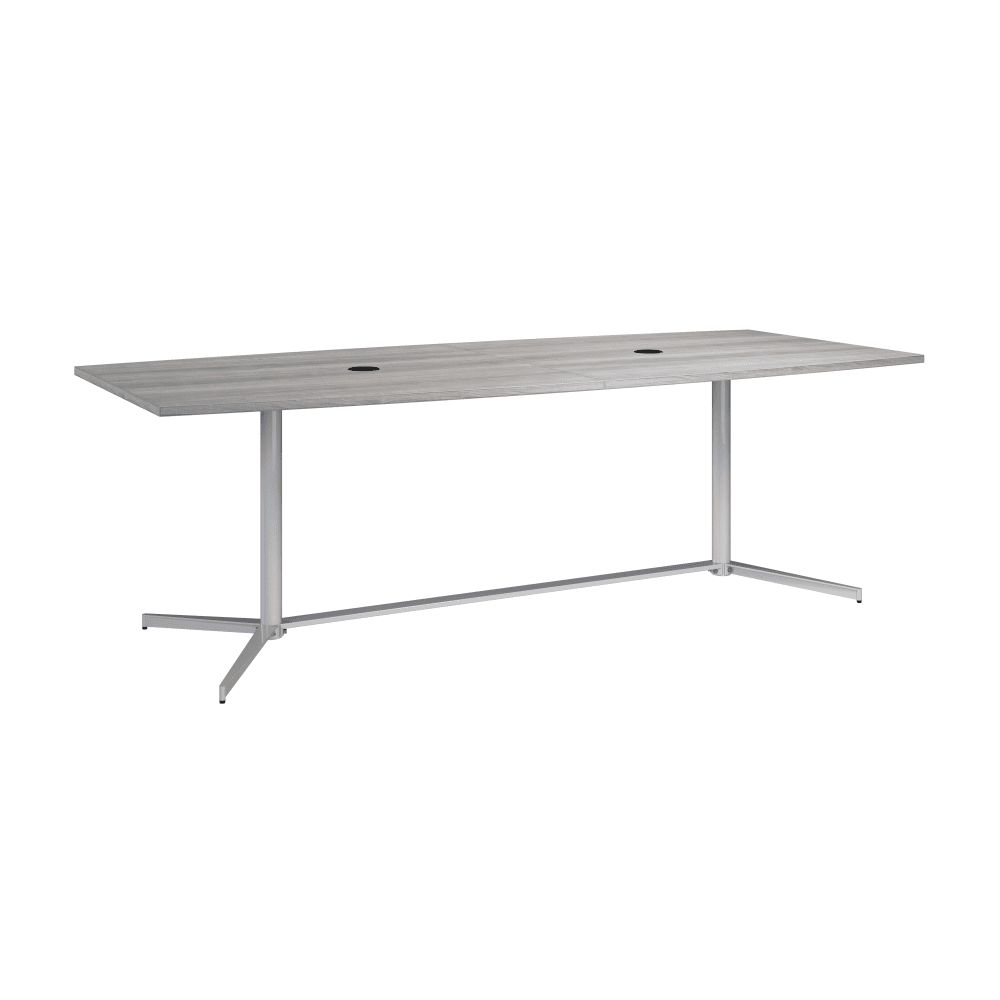 Bush Furniture 96 - inch Office Conference Table with Metal Base (99TBM96X) - SchoolOutlet