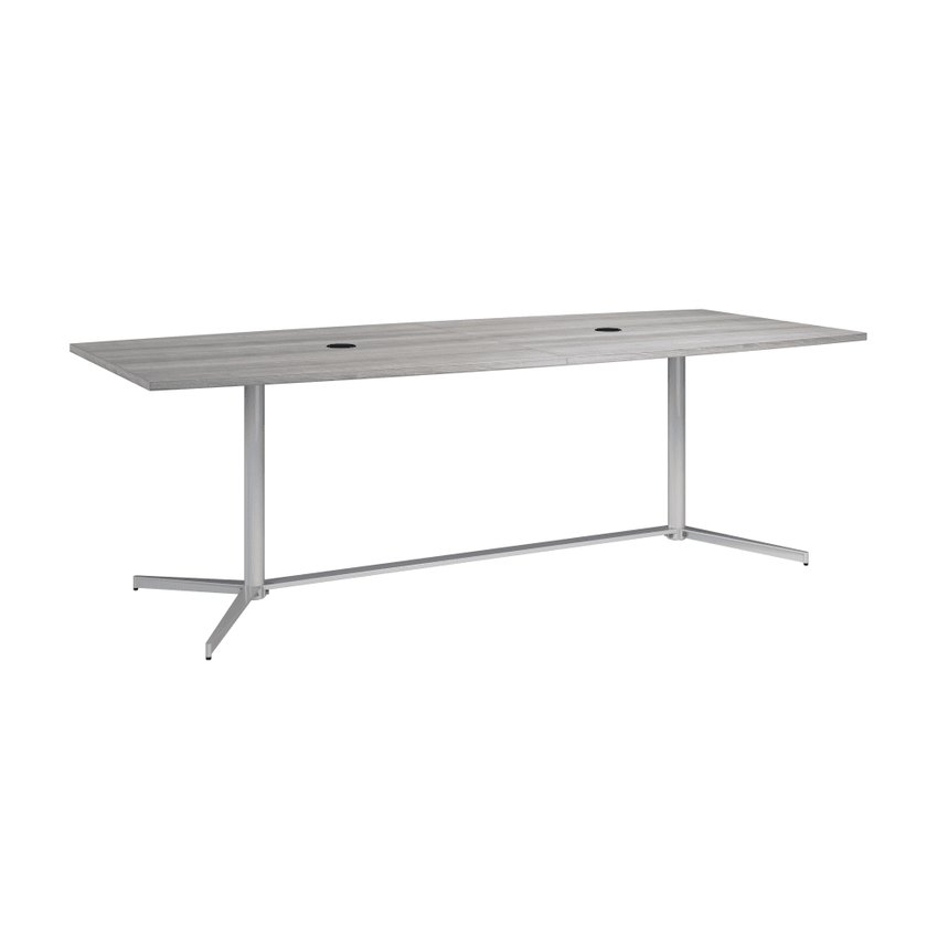 Bush Furniture 96 - inch Office Conference Table with Metal Base (99TBM96X) - SchoolOutlet