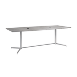 Bush Furniture 96 - inch Office Conference Table with Metal Base (99TBM96X) - SchoolOutlet