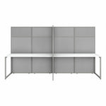 Bush Furniture 4 - Person Cubicle Desk Workstation with 66