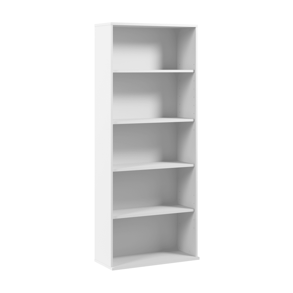 Bush Furniture 30"W x 13"D x 72H Tall 5 Shelf Bookcase (HUB230X) - SchoolOutlet