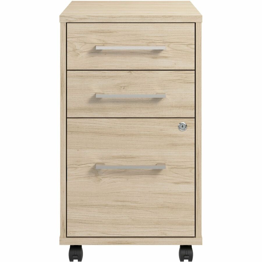 Bush Furniture 16"W x 20"D x 27H 3 Drawer Mobile File Cabinet (HUF116X) - SchoolOutlet