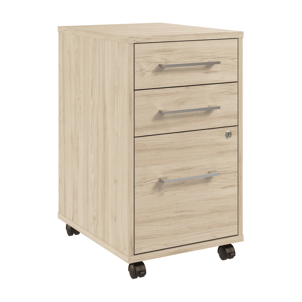 Bush Furniture 16"W x 20"D x 27H 3 Drawer Mobile File Cabinet (HUF116X) - SchoolOutlet