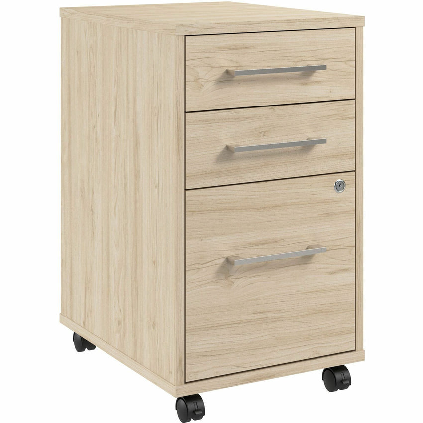 Bush Furniture 16"W x 20"D x 27H 3 Drawer Mobile File Cabinet (HUF116X) - SchoolOutlet