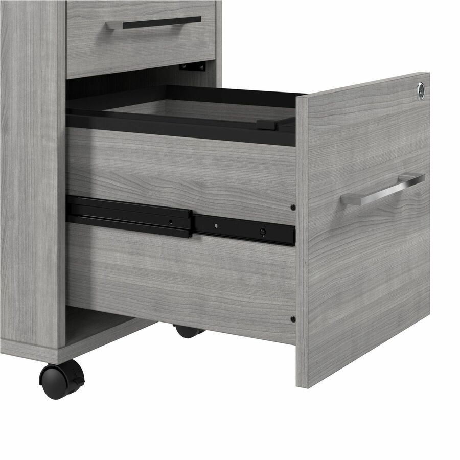 Bush Furniture 16"W x 20"D x 27H 3 Drawer Mobile File Cabinet (HUF116X) - SchoolOutlet