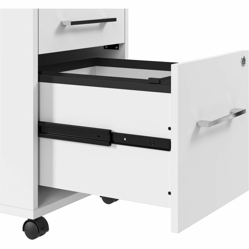 Bush Furniture 16"W x 20"D x 27H 3 Drawer Mobile File Cabinet (HUF116X) - SchoolOutlet