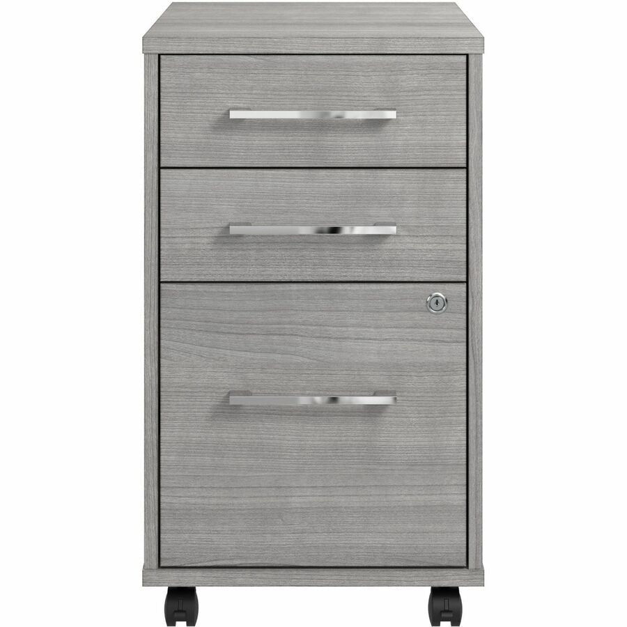 Bush Furniture 16"W x 20"D x 27H 3 Drawer Mobile File Cabinet (HUF116X) - SchoolOutlet