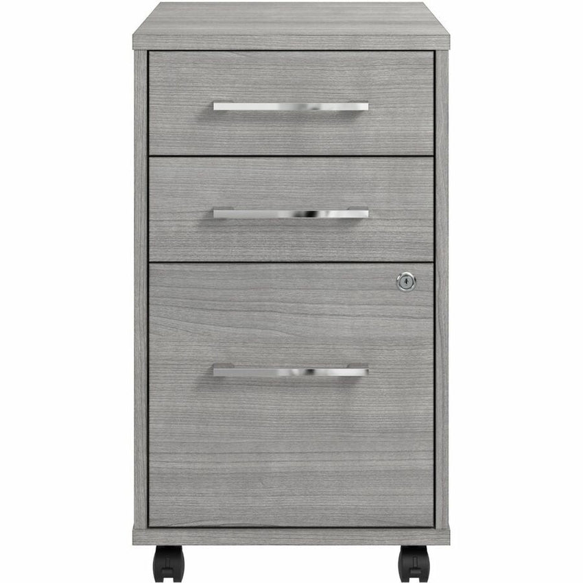 Bush Furniture 16"W x 20"D x 27H 3 Drawer Mobile File Cabinet (HUF116X) - SchoolOutlet