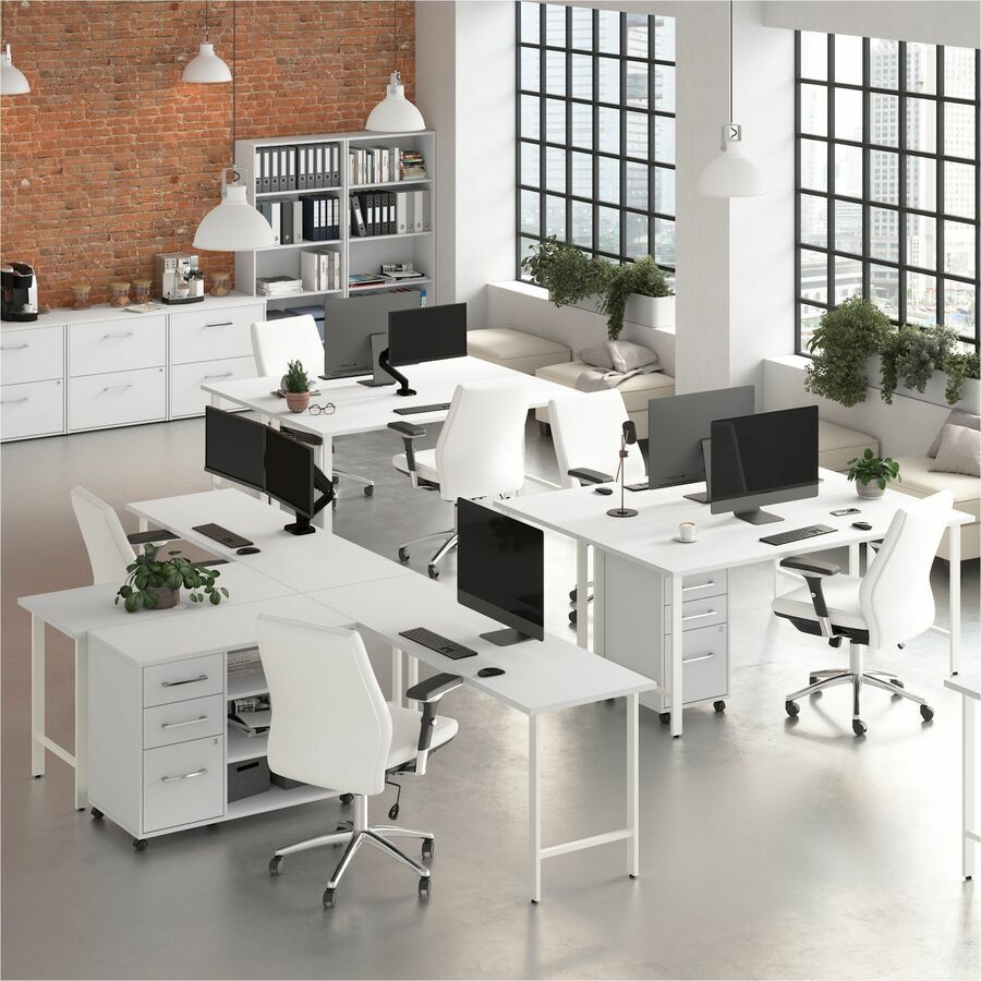 Bush Furniture 40"W x 20"D x 30H Office Storage Cabinet (HUF140X) - SchoolOutlet