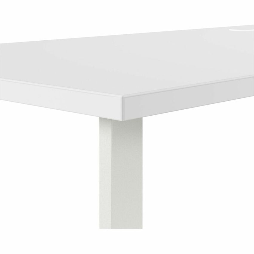 Bush Furniture 72W L - Shaped Office Desk with Metal Legs (HUS001X) - SchoolOutlet