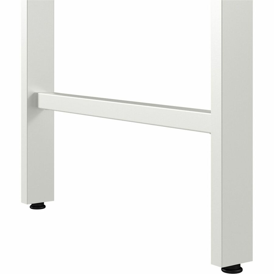 Bush Furniture 60W L - Shaped Office Desk with Metal Legs (HUS003X) - SchoolOutlet
