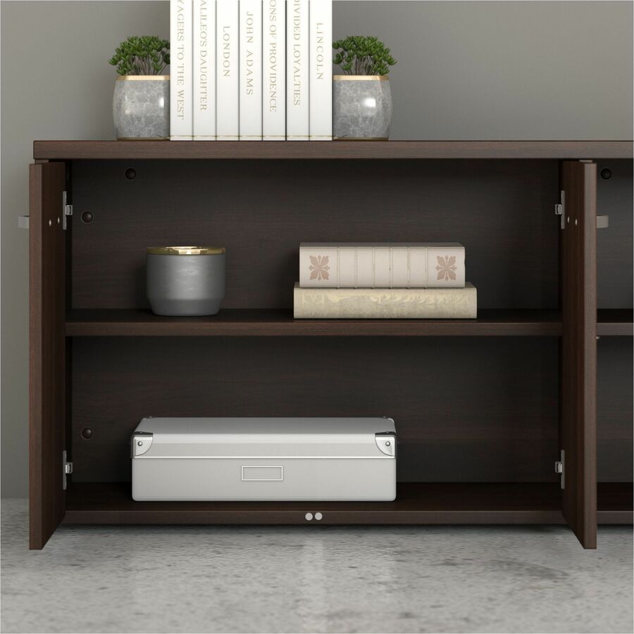 Bush Furniture 71"x 29"Computer Desk with File Cabinet & Storage Cabinet (HYB014X) - SchoolOutlet