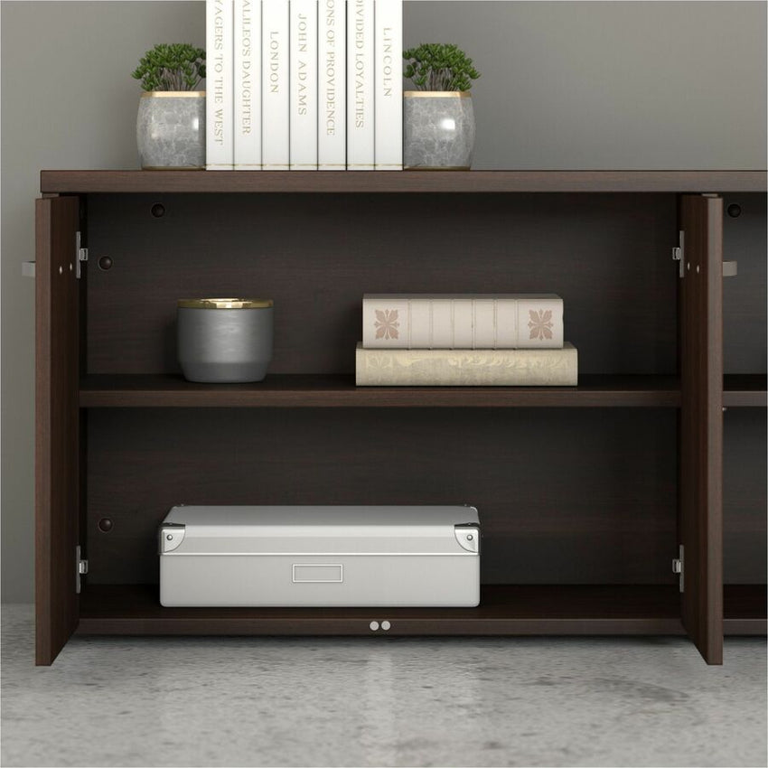 Bush Furniture 71"x 29"Computer Desk with File Cabinet & Storage Cabinet (HYB014X) - SchoolOutlet