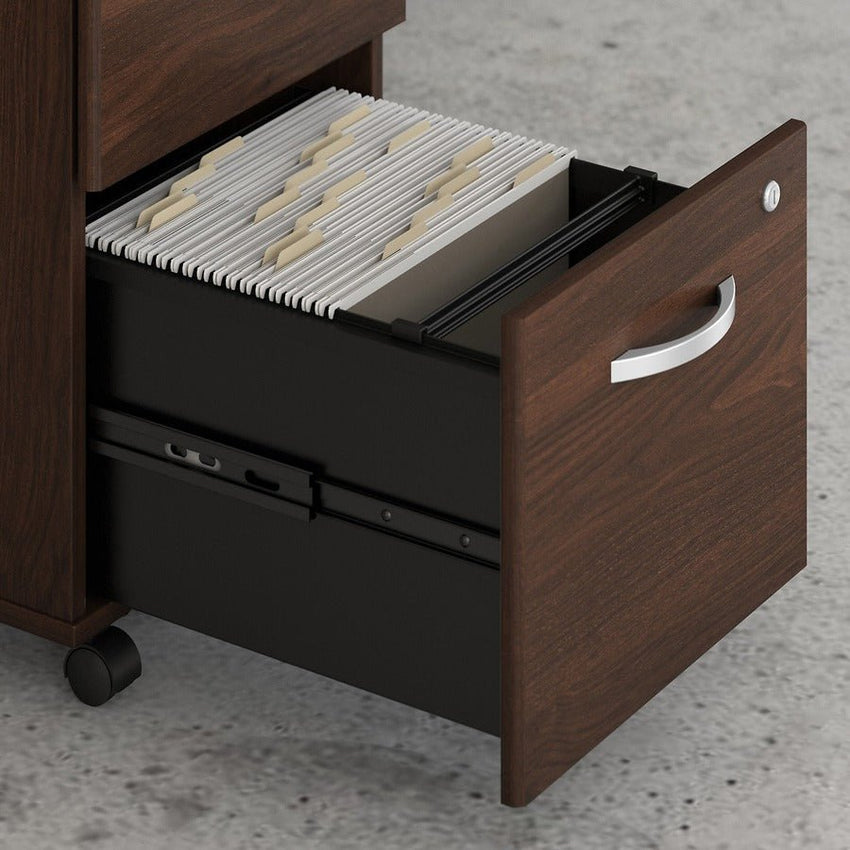Bush Furniture 71"x 29"Computer Desk with File Cabinet & Storage Cabinet (HYB014X) - SchoolOutlet