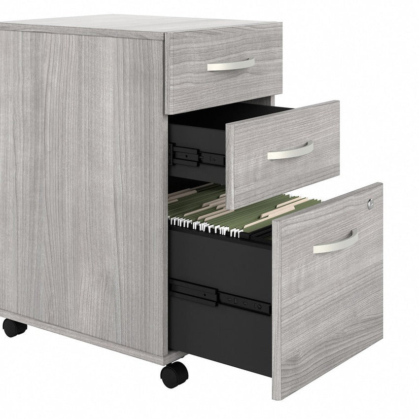 Bush Furniture 71"x 29"Computer Desk with File Cabinet & Storage Cabinet (HYB014X) - SchoolOutlet