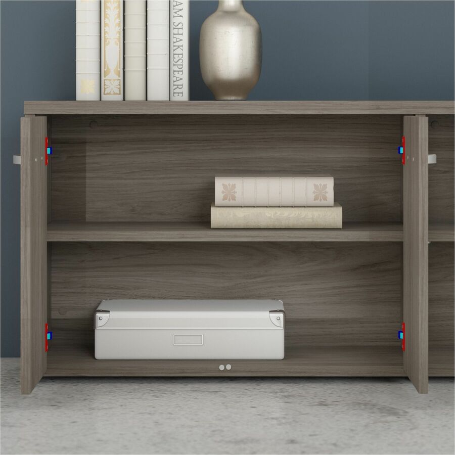 Bush Furniture 71"x 29"Computer Desk with File Cabinet & Storage Cabinet (HYB014X) - SchoolOutlet