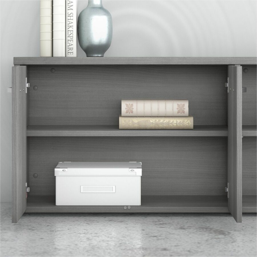 Bush Furniture 71"x 29"Computer Desk with File Cabinet & Storage Cabinet (HYB014X) - SchoolOutlet