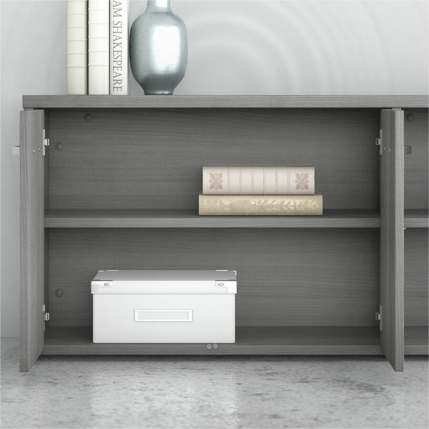 Bush Furniture 71"x 29"Computer Desk with File Cabinet & Storage Cabinet (HYB014X) - SchoolOutlet