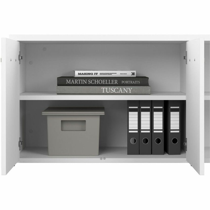 Bush Furniture 71"x 29"Computer Desk with File Cabinet & Storage Cabinet (HYB014X) - SchoolOutlet