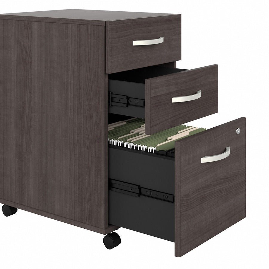 Bush Furniture 71"x 29"Computer Desk with File Cabinet & Storage Cabinet (HYB014X) - SchoolOutlet