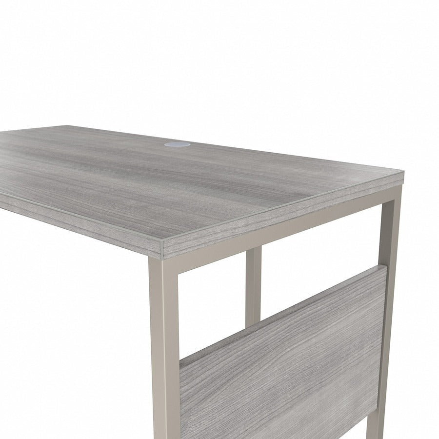 Bush Furniture 71"x 71"L - Shaped Computer Desk with Metal Legs (HYB026X) - SchoolOutlet