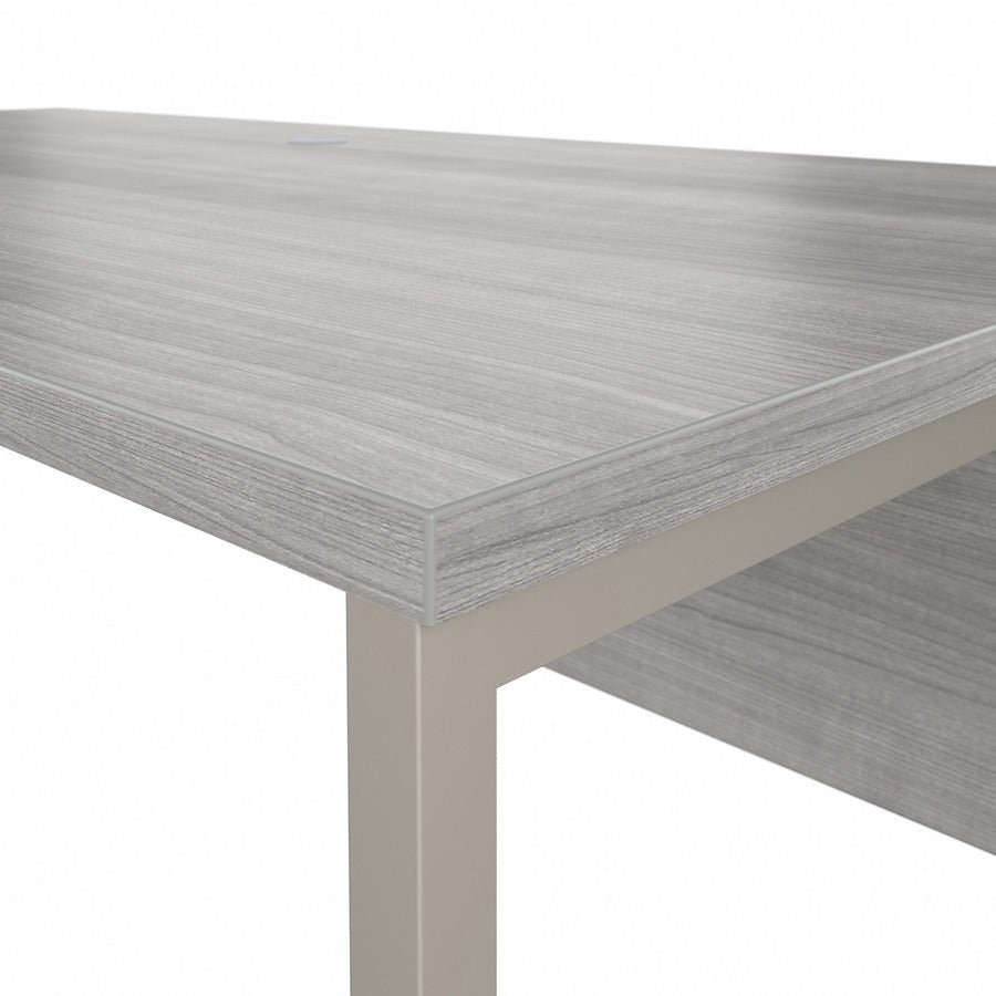 Bush Furniture 71"x 71"L - Shaped Computer Desk with Metal Legs (HYB026X) - SchoolOutlet