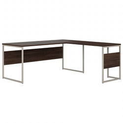 Bush Furniture 71"x 71"L-Shaped Computer Desk with Metal Legs (HYB026X)