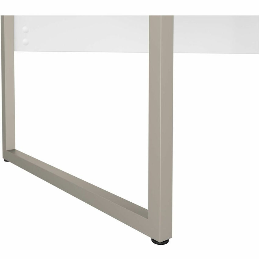 Bush Furniture 71"x 71"L - Shaped Computer Desk with Metal Legs (HYB026X) - SchoolOutlet