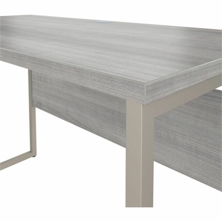 Bush Furniture 71"x 71"L - Shaped Computer Desk with Metal Legs (HYB026X) - SchoolOutlet