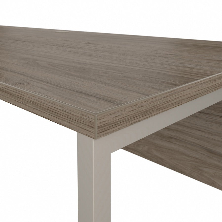 Bush Furniture 71"x 71"L - Shaped Computer Desk with Metal Legs (HYB026X) - SchoolOutlet
