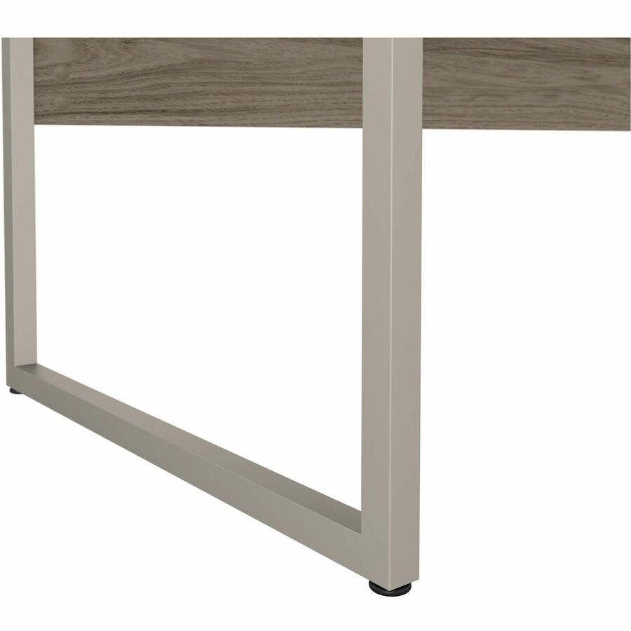 Bush Furniture 71"x 71"L - Shaped Computer Desk with Metal Legs (HYB026X) - SchoolOutlet