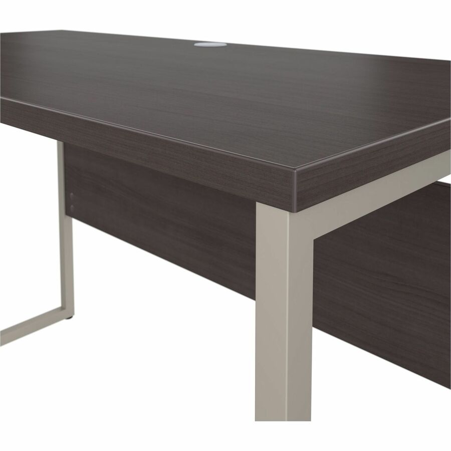 Bush Furniture 71"x 71"L - Shaped Computer Desk with Metal Legs (HYB026X) - SchoolOutlet