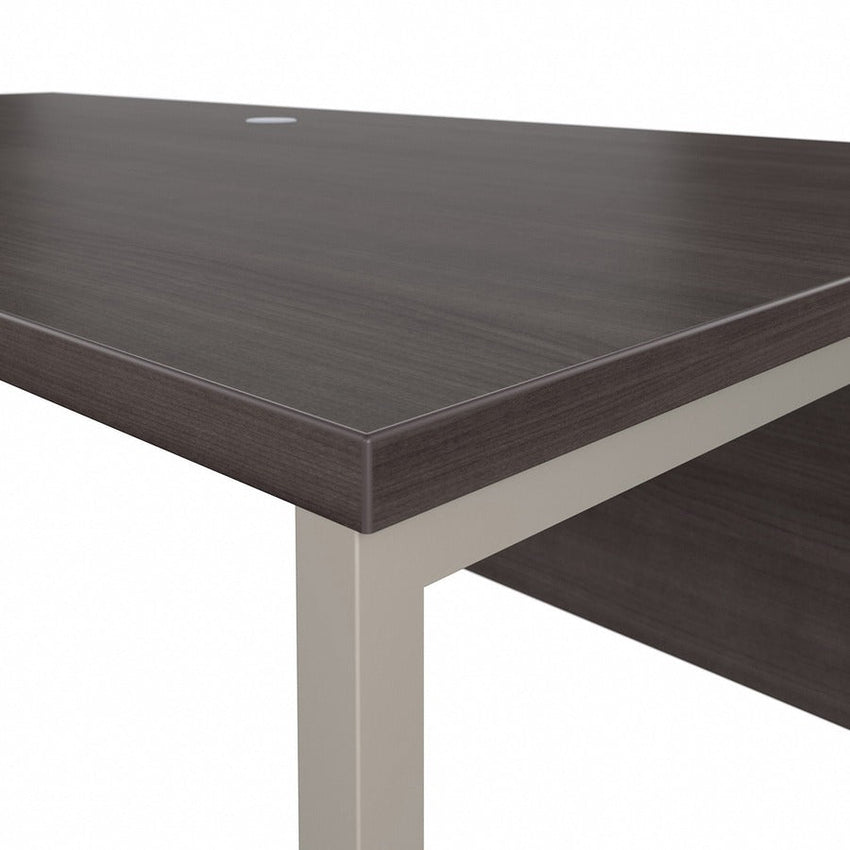 Bush Furniture 71"x 71"L - Shaped Computer Desk with Metal Legs (HYB026X) - SchoolOutlet