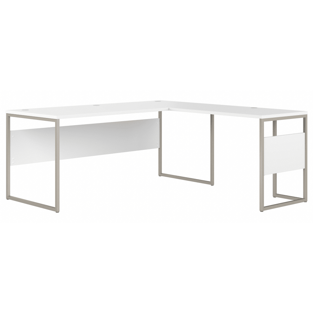 Bush Furniture 71"x 71"L - Shaped Computer Desk with Metal Legs (HYB026X) - SchoolOutlet