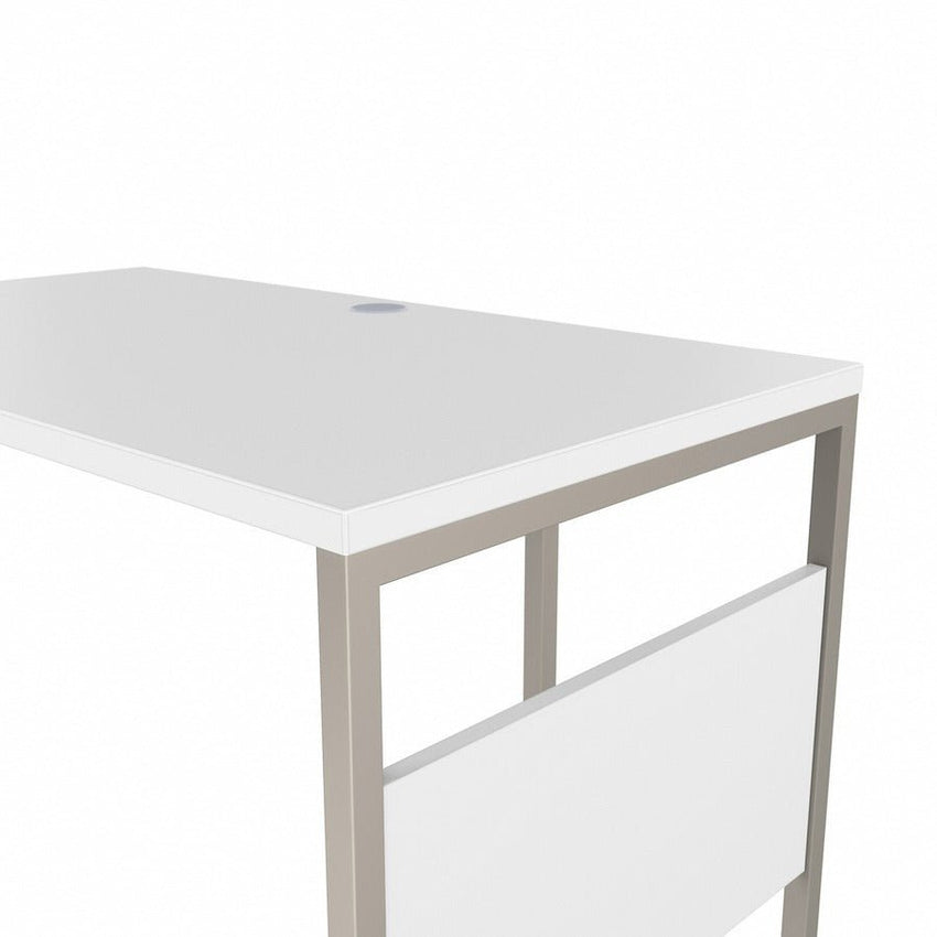 Bush Furniture 59"x 71"L - Shaped Computer Desk with Mobile File Cabinet (HYB029X) - SchoolOutlet