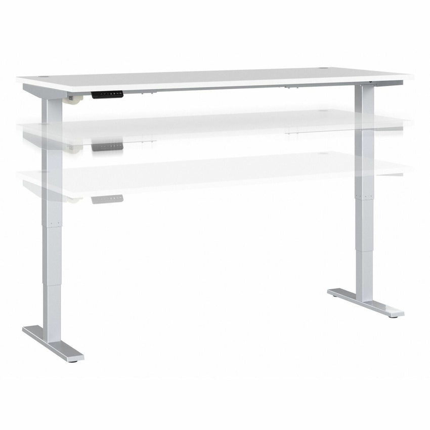 Bush Furniture 71"x 29"Electric Height Adjustable Standing Desk (M4S7230X) - SchoolOutlet