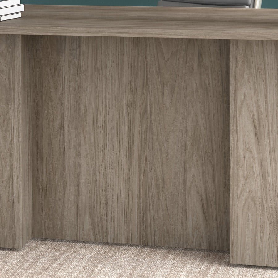 Bush Furniture 71"x 100"U - Shaped Executive Desk with Hutch and Filing Cabinets (OF5003X) - SchoolOutlet