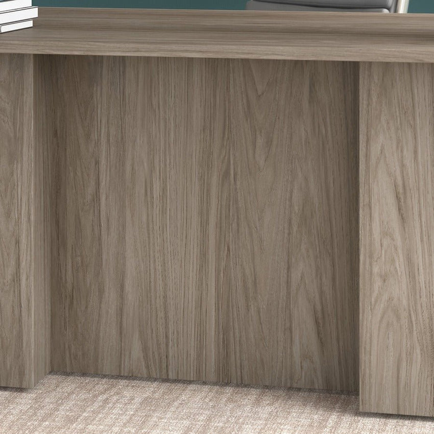 Bush Furniture 71"x 100"U - Shaped Executive Desk with Hutch and Filing Cabinets (OF5003X) - SchoolOutlet