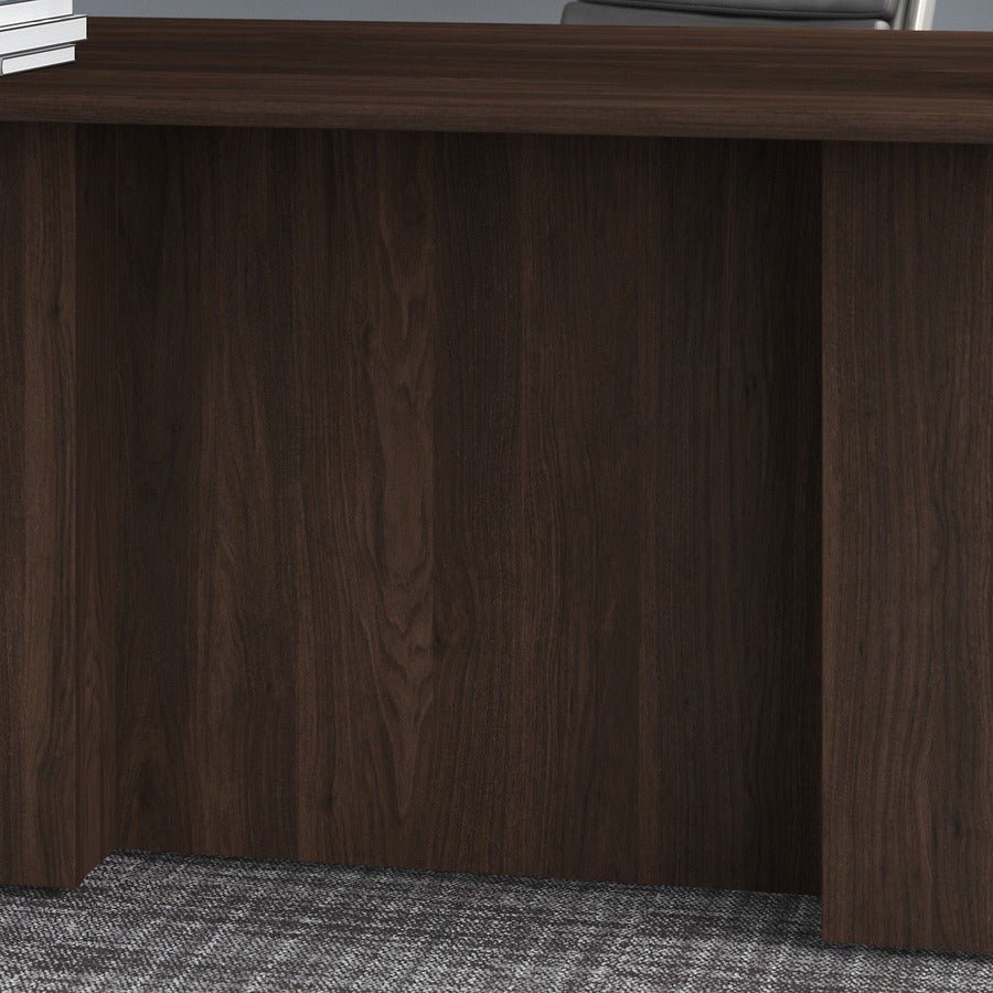 Bush Furniture 71"x 77"L - Shaped Executive Desk with Filing Cabinets (OF5004X) - SchoolOutlet