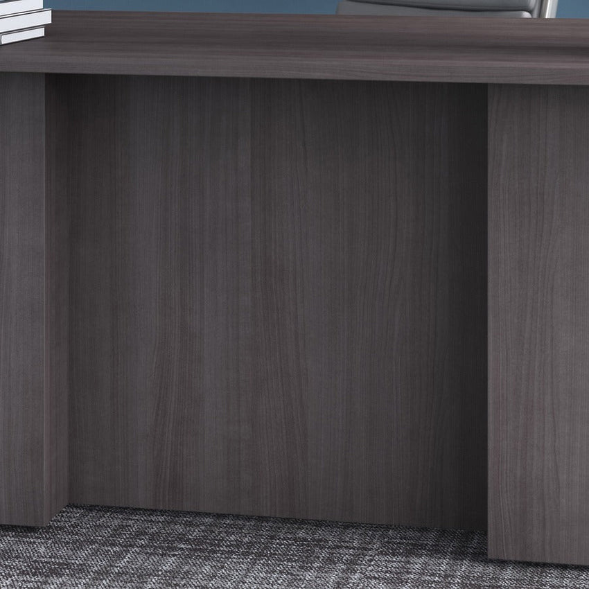 Bush Furniture 71"x 108"U - Shaped Executive Desk with Adjustable Standing Bridge & Filing Cabinets - 5 Piece Office Set (OF5005X) - SchoolOutlet