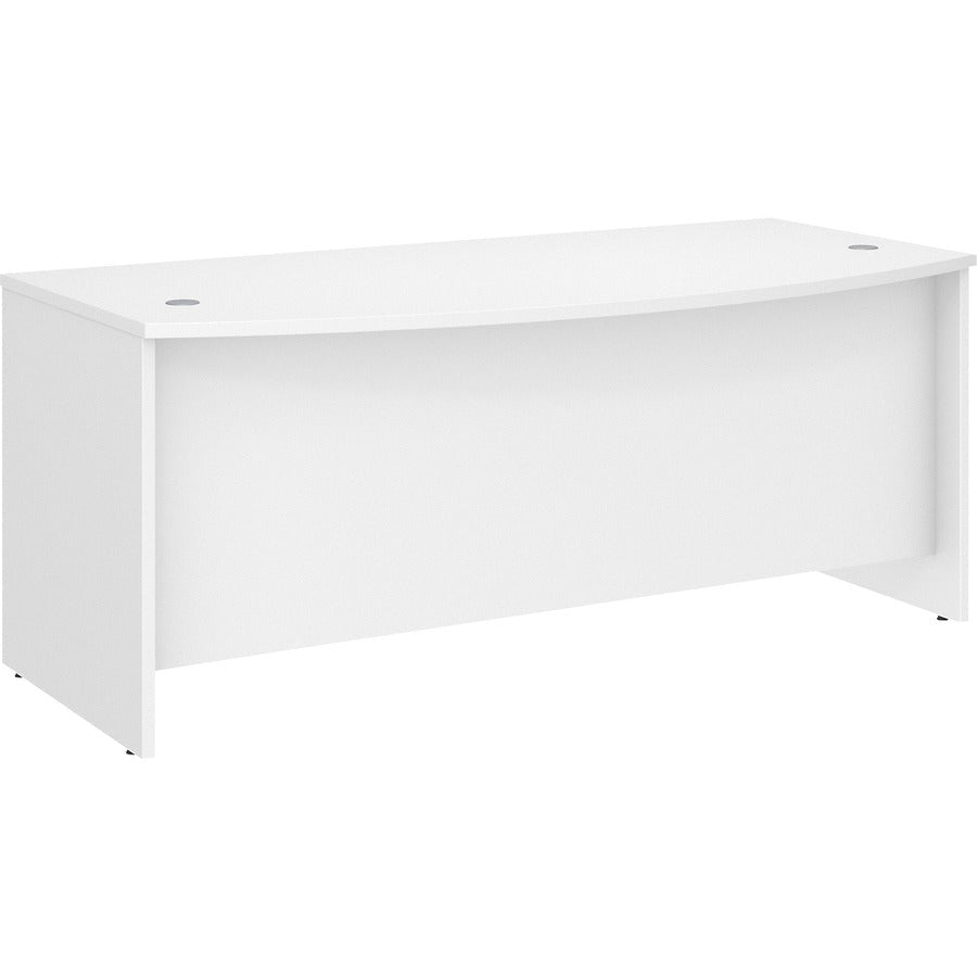 Bush Furniture Studio C 72"W x 36"D Bow Front Desk (SCD172X) - SchoolOutlet