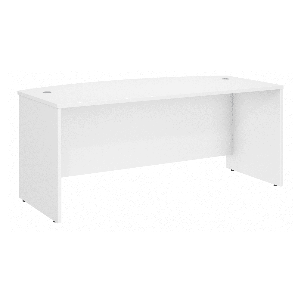 Bush Furniture Studio C 72"W x 36"D Bow Front Desk (SCD172X) - SchoolOutlet