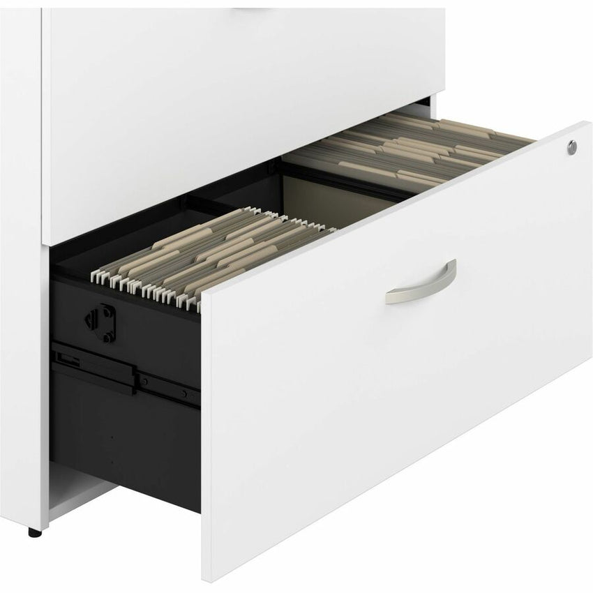 Bush Furniture 2 Drawer Lateral File Cabinet - Modern Office Storage Solution (SCF136X) - SchoolOutlet