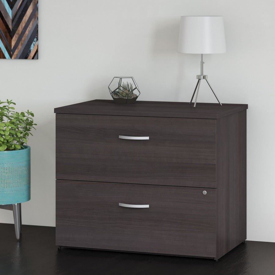 Bush Furniture 2 Drawer Lateral File Cabinet - Modern Office Storage Solution (SCF136X) - SchoolOutlet