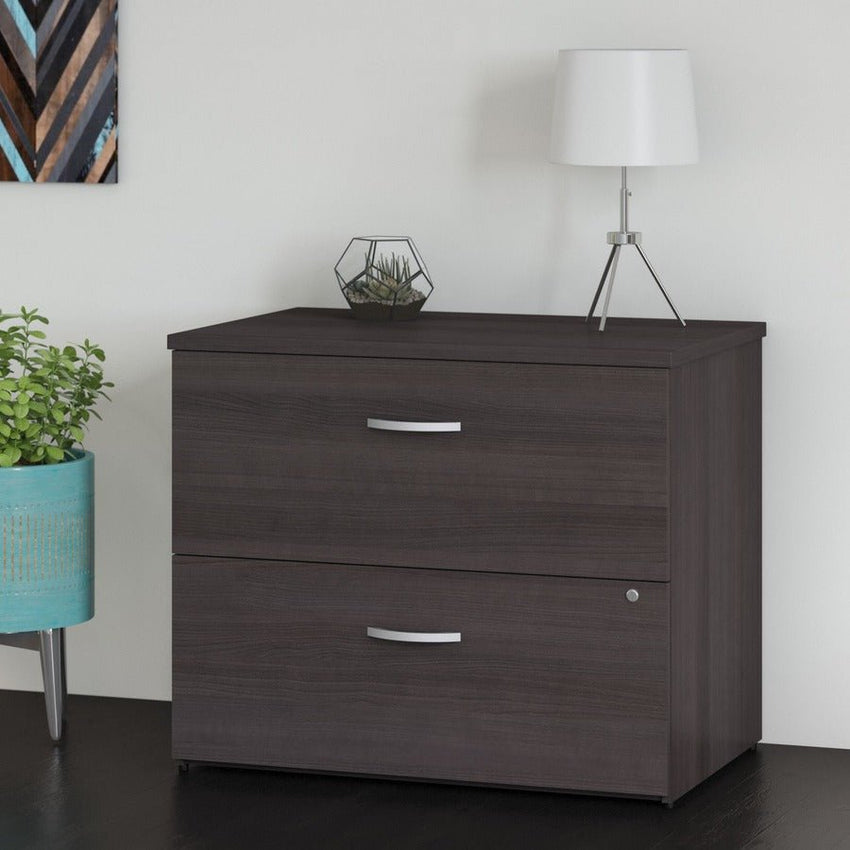Bush Furniture 2 Drawer Lateral File Cabinet - Modern Office Storage Solution (SCF136X) - SchoolOutlet