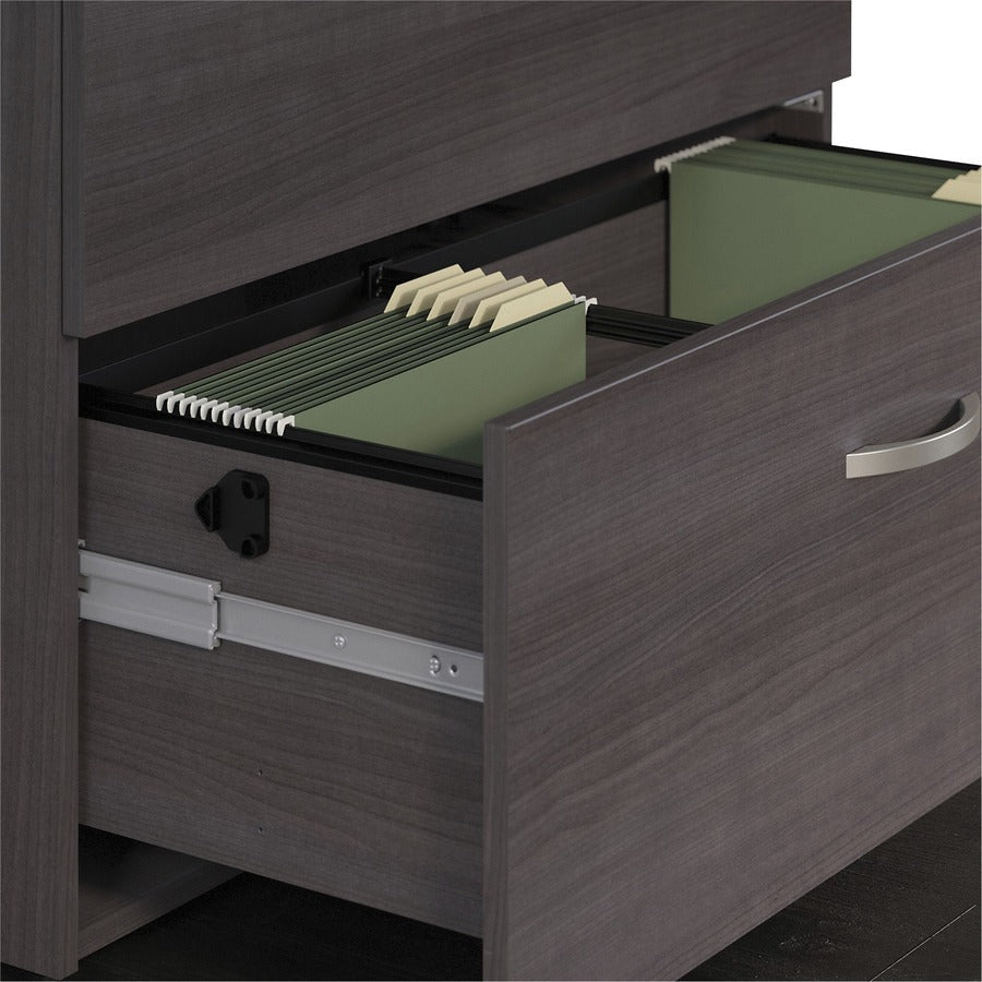 Bush Furniture 2 Drawer Lateral File Cabinet - Modern Office Storage Solution (SCF136X) - SchoolOutlet