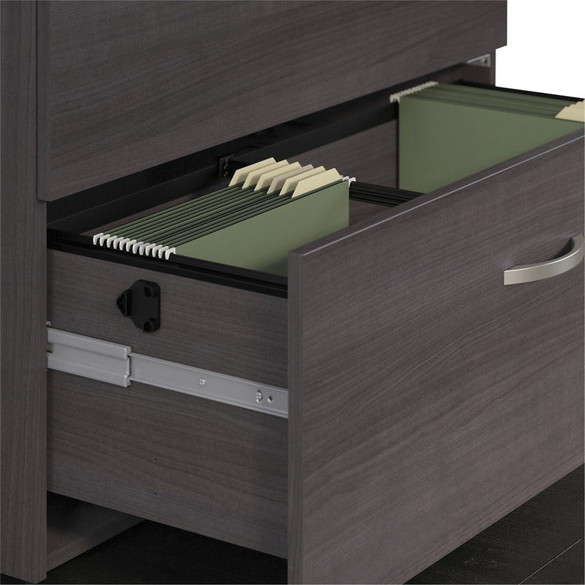 Bush Furniture 2 Drawer Lateral File Cabinet - Modern Office Storage Solution (SCF136X) - SchoolOutlet
